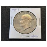 1971-S Eisenhower Silver Dollar