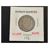 1916-D Barber Quarter