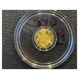 1/200th Ounce .999 Fine Gold Round