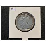 1916 Walking Liberty Half Dollar