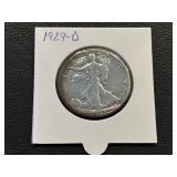 1929-D Walking Liberty Half Dollar