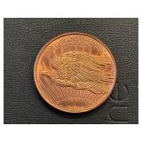 1 Ounce .999 Fine Copper Round