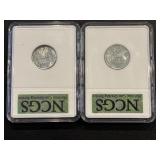 1943 and 1943-S Steel Lincoln Cents