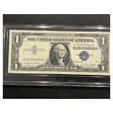 1957 B Blue Seal $1 Dollar Silver Certificate