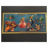 24K Gold Foil Super Mario World