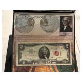 Jefferson Nickels and $2 Dollar Bill