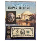 Jefferson Nickels and $2 Dollar Bill