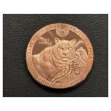 1 Ounce .999 Fine Copper Round