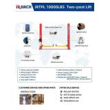 SDLANCH 10,000 Pound Two-Post Lift Car Hoist (IRTPL) - blue