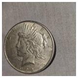 1922 Peace Dollar $1 VF w/ToningB2:B62