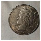 1923 Peace Dollar $1 Fine Plus w/Toning