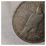 1923 Peace Dollar $1 Fine Plus w/Toning