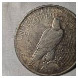 1923 Peace Dollar $1 Fine Plus w/Toning