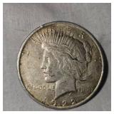 1922D Peace Dollar $1  w/Toning