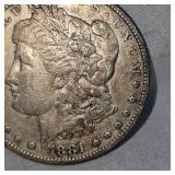 1881 Morgan Dollar $1 with Toning