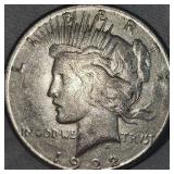 1922S Peace Dollar $1 Very Clean