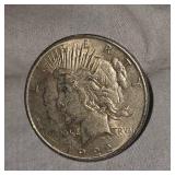 1922 Peace Dollar $1  w/Toning