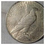 1922 Peace Dollar $1  w/Toning