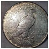 1922 Peace Dollar $1  w/Toning