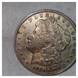 1921 Morgan Dollar $1 VF Plus w/Gold Toning