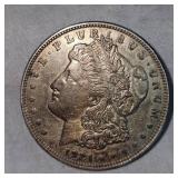 1921 Morgan Dollar $1 VF Plus w/Gold Toning