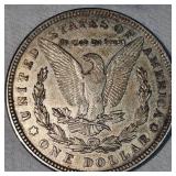 1921 Morgan Dollar $1 VF Plus w/Gold Toning