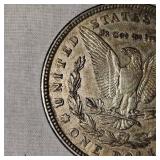 1921 Morgan Dollar $1 VF Plus w/Gold Toning
