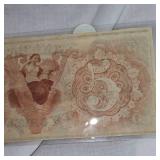 New Orleans $5 Bank Note