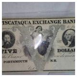 Portsmouth, NH $5 Bank Note