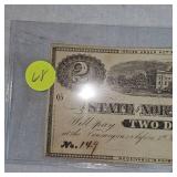 North Carolina 1803 $2 Treasury Note