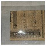$2 New Orleans, Jackson and Great Northern Railroad Note