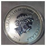 2018 $2 Scrooge McDuck 1oz Silver Rounds