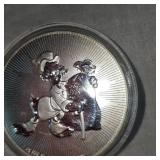 2018 $2 Scrooge McDuck 1oz Silver Rounds