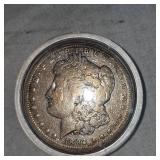 1892 CC Carson City Morgan Dollar $1 VG w/Toning