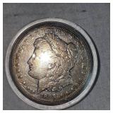 1892 CC Carson City Morgan Dollar $1 VG w/Toning