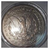 1892 CC Carson City Morgan Dollar $1 VG w/Toning