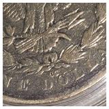 1892 CC Carson City Morgan Dollar $1 VG w/Toning