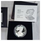 2023 US Mint Silver Eagle BU in Capsule 1 oz Silver