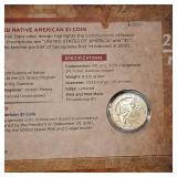 2019 Native American $1 Coin and Currency Set