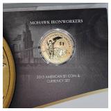 2015 Mowhawk Iron Workers $1 Coin and Currency Set