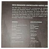 2015 Mowhawk Iron Workers $1 Coin and Currency Set