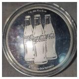 1 oz Coca Cola Silver Round