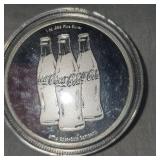 1 oz Coca Cola Silver Round