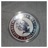 Kookaburra $1 Silver Round