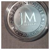 2oz J.M. Cullion Eagle Silver Round