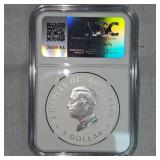NGC MS69 Rare 1st Year Issue Koala, Silver Round