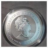 2021 1 1/2 oz Australlian Platypus Silver Round