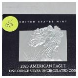 2023 US Mint Issued 1 oz Silver Eagle, Proof Like