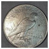 1923 Peace Dollar $1  w/Toning