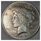 1923 Peace Dollar $1  w/Toning